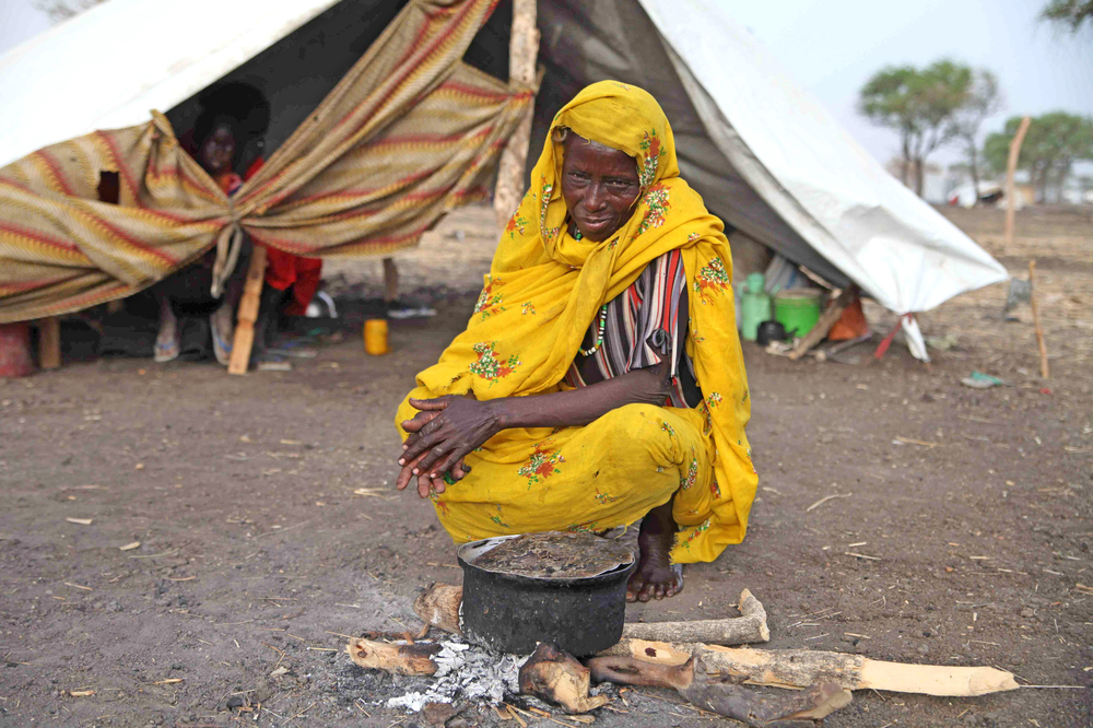 Refugee at Jamam camp, South Sudan
