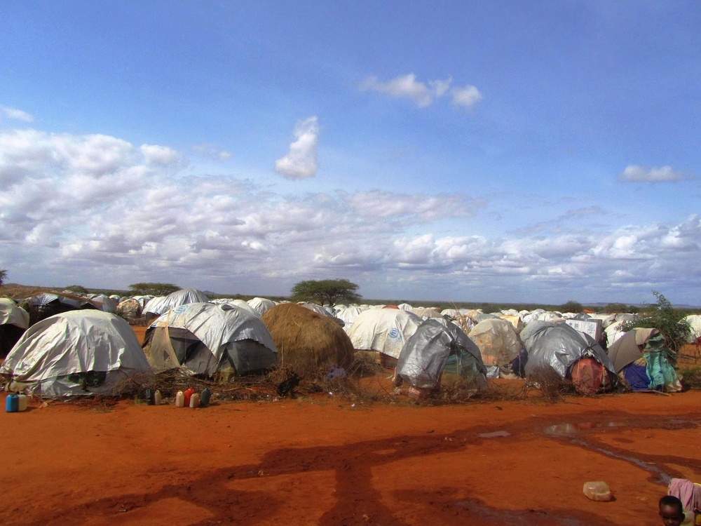 IDP settlement in Gedo, southern Somalia