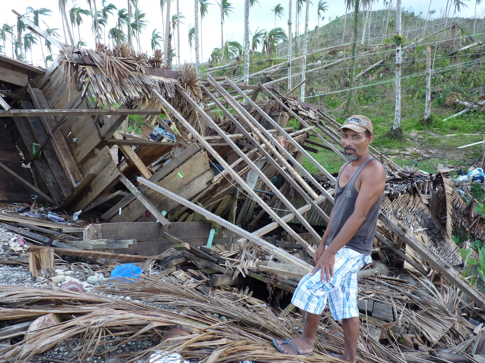Filipino farmers - a dying breed? Farmer Armando Banudan lost his home, his crops and everything during Typhoon Pablo last December 2012