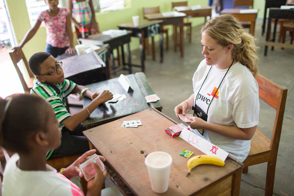 What future for private sector involvement in humanitarianism? As part of its corporate social responsibility programs, PricewaterhouseCoopers (PwC), a consulting firm, sends partners, staff and interns to teach financial literacy in Belize. Project Belize is part of a program that integrates financial literacy and e