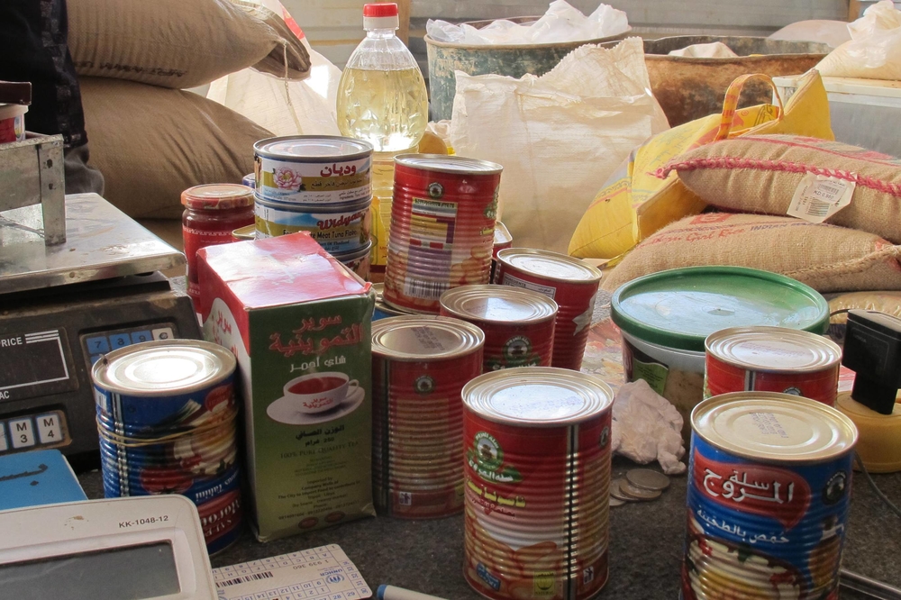 Haves and have-nots in Jordan’s Za’atari camp A market economy has sprung up in Jordan's Za'atari camp, now home to some 120,000 Syrian refugees. Here, food distributed by the World Food Programme is sold in one of the market's many shops