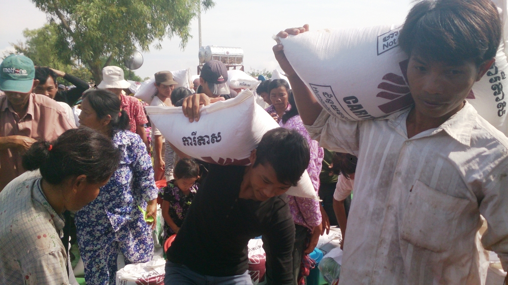 Flooded out in Kompong Cham province