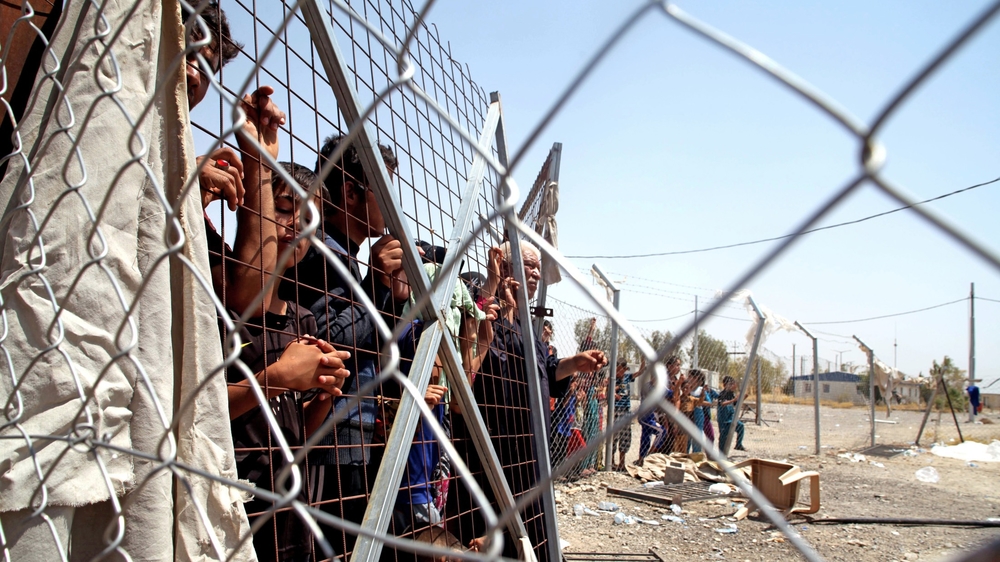The Baharka camp, 5km north of Erbil in northern Iraq, is home to thousands of internally displaced people (IDPs) following the takeover of large swathes of the country by the Islamic State of Iraq and the Levant (ISIS).