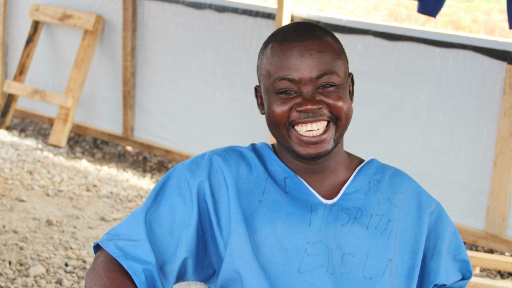 Day in the life of a Kenema Ebola treatment centre Edward Sonneh, a collector at IFRC's Ebola treatment centre 10 miles from Kenema.