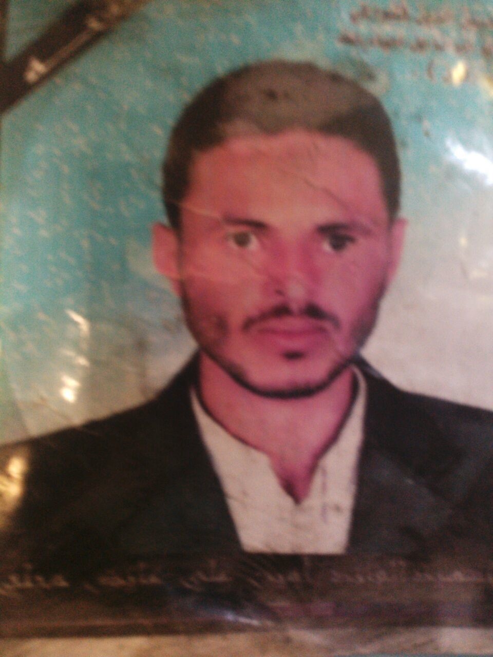 From grooms to body bags: the story of Yemen's fighters A photo of Ameen Ali Ayid, who was killed fighting against the Houthi rebels in Yemen in June 2015
