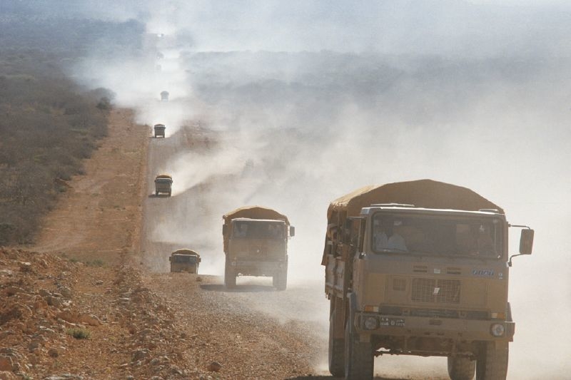 Editor's take: What hope for reform? WFP trucks convoy delivered food supplies during a relief effort in Somalia