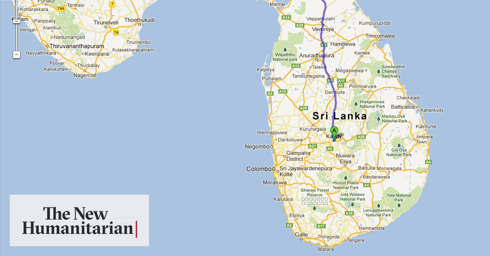 Jaffna Map Sri Lanka The New Humanitarian | The A-9 Highway, A Lifeline In Sri Lanka