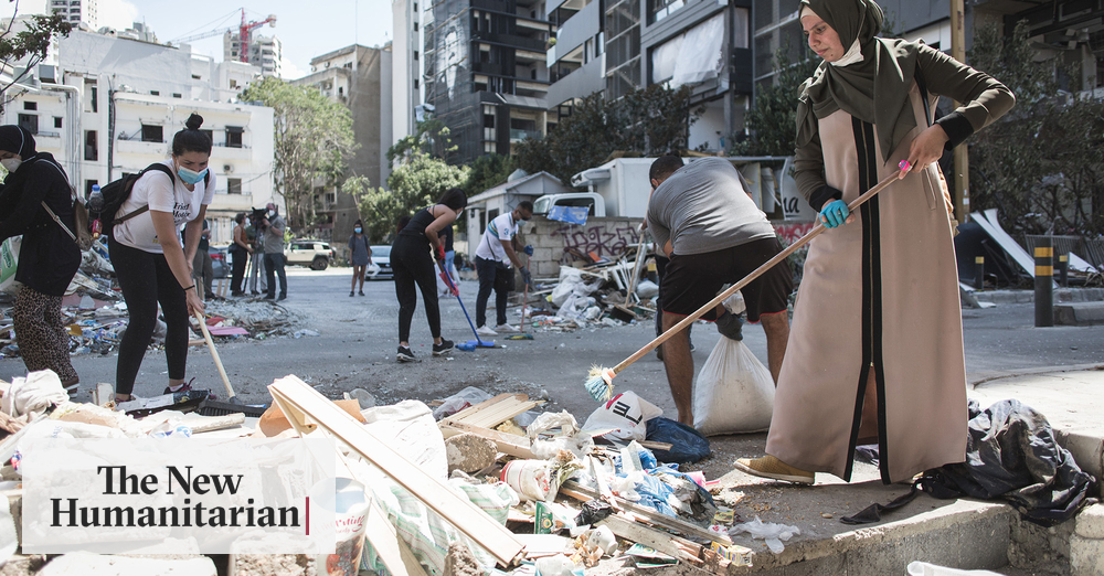 Local groups step up to lead Beirut blast response - The New Humanitarian
