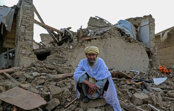 Nooruddin, who is in his 70s, lost five members of his family in the earthquake.