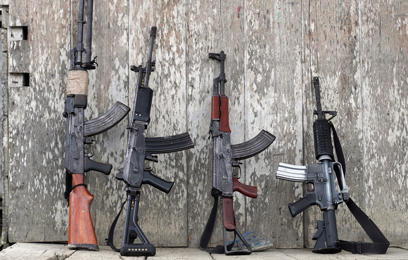 Weapons owned by Marxist National Liberation Army rebels