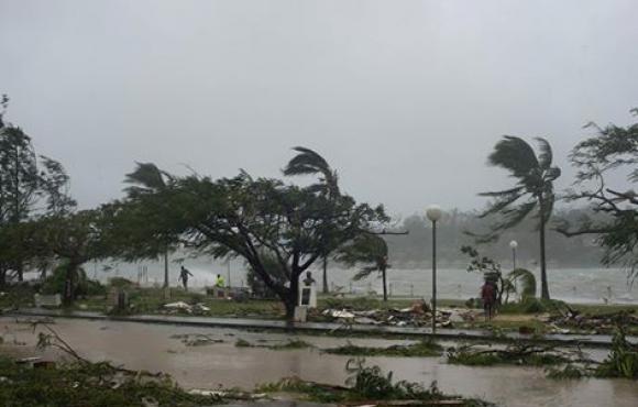 Port Vila, Vanuatu, aftermath of cyclone Pam, 14 March 2015