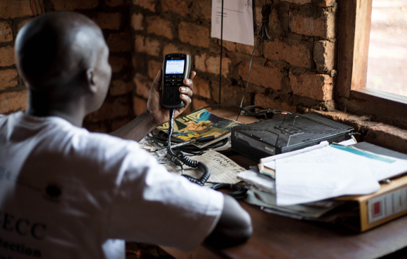 Local radio operator listens in for reports of attacks