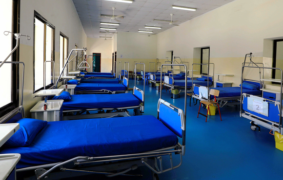 An isolation facility at the Martini Hospital in Mogadishu, Somalia 18 March, 2020.
