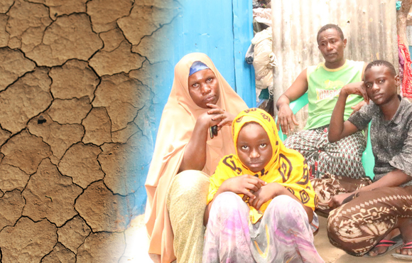 Portrait of Madina's family in Mogadishu, Somalia