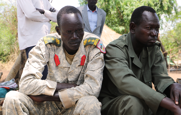 Photo of two opposition soldiers